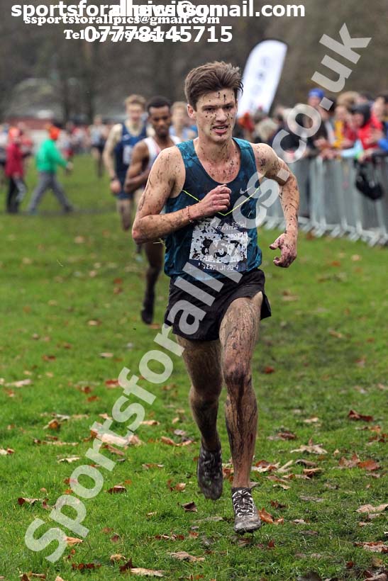 Mens under-20s, 2019 European Cross Country Trials and British Cross Challenge, Sefton Park, Liverpool.  Photo: David T. Hewitson/Sports for All Pics